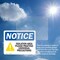 Signmission Isolation Area Please Practice Sign, Vinyl Decal, 10in W x 7in L, 2PK OS-2PACK-NS-D-710-L-13728 - alternate 3